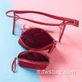 Regalo personalizzato colorato rosa sacca per borsetta